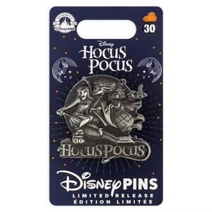 New Hocus Pocus 30th Anniversary Limited Release Sanderson Sisters Sculpted Pin